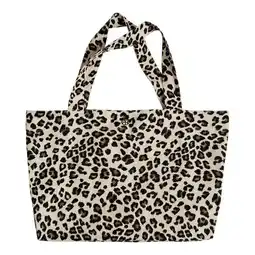 Wehkamp MSCH Copenhagen shopper met panterprint MSCHSage beige aanbieding