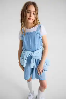 Wehkamp Levi's denim spijkerjurk light blue denim aanbieding