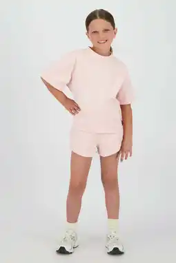 Wehkamp Vingino loose sweatshort lichtroze aanbieding
