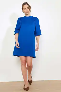 Wehkamp LOLALIZA sweatjurk blauw aanbieding