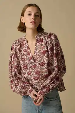 Wehkamp Sissy-Boy gebloemde top wit aanbieding