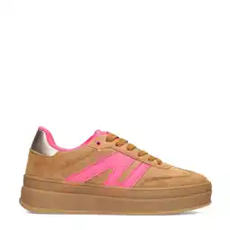 Wehkamp POSH by Poelman sneakers camel/roze aanbieding