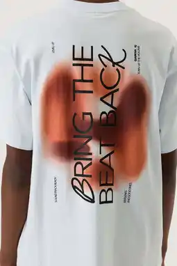 Wehkamp Garcia T-shirt met backprint lichtblauw aanbieding