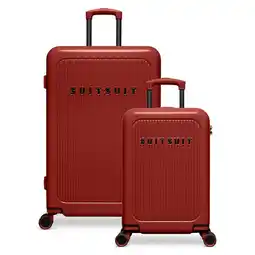 Wehkamp SUITSUIT trolley set Caretta - Burnt Brick (set van 2) aanbieding