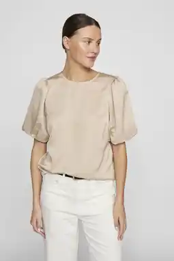 Wehkamp VILA blousetop beige aanbieding