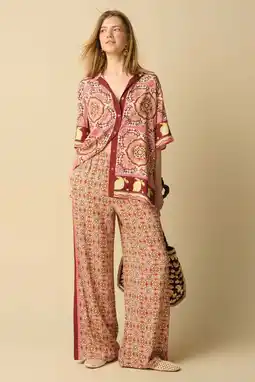 Wehkamp Sissy-Boy wide leg broek met print - meerkleurig aanbieding