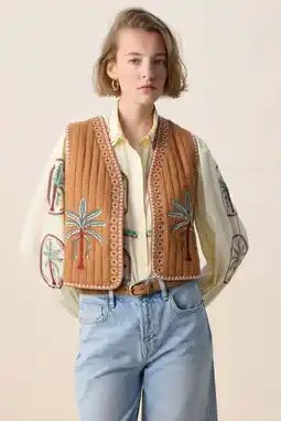 Wehkamp Sissy-Boy gilet bruin aanbieding