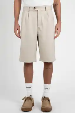 Wehkamp Prohibited straight leg bermuda short - crème aanbieding