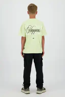 Wehkamp Raizzed T-shirt met backprint limegroen aanbieding