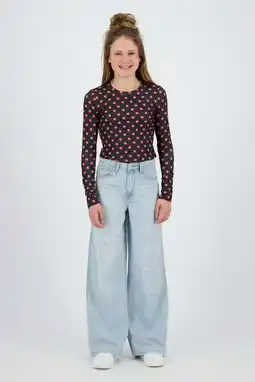Wehkamp Raizzed wide leg jeans wide leg jeans light blue denim aanbieding