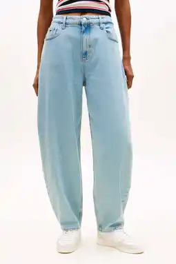 Wehkamp Tommy Jeans barrel jeans light blue denim aanbieding