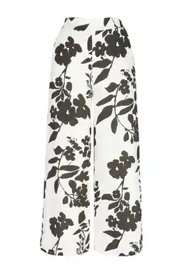 Wehkamp LOLALIZA wide leg highwaist broek donkerbruin aanbieding