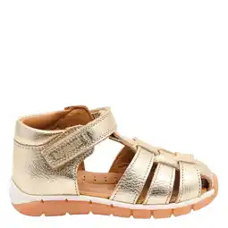 Wehkamp Bisgaard leren sandalen goud aanbieding