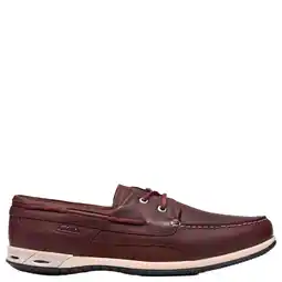 Wehkamp Clarks Orson Sail leren bootschoenen donkerbruin aanbieding