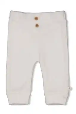 Wehkamp Feetje regularwaist babybroek Elephant ecru aanbieding