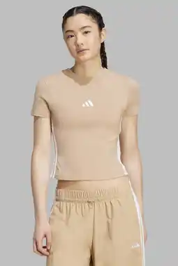 Wehkamp adidas Sportswear T-shirt lichtbruin aanbieding