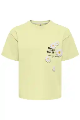 Wehkamp KIDS ONLY MINI T-shirt geel aanbieding