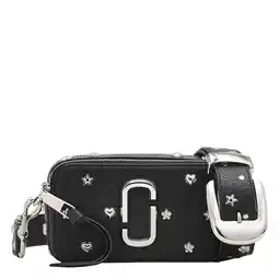Wehkamp Marc Jacobs leren crossbody tas The Snapshot zwart aanbieding