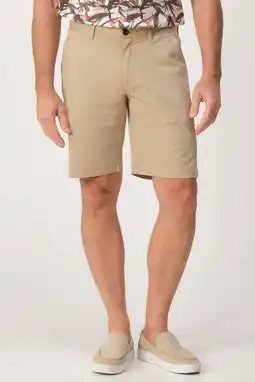 Wehkamp Campbell Salford regular chino short camel aanbieding