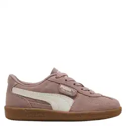 Wehkamp Puma Palermo leren sneakers bruin/lichtgrijs aanbieding