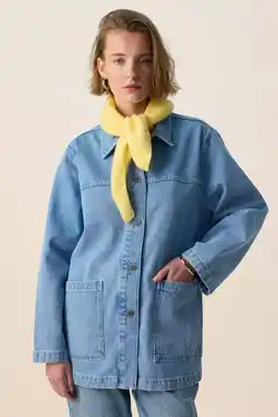 Wehkamp Sissy-Boy denim spijkerjas blauw aanbieding