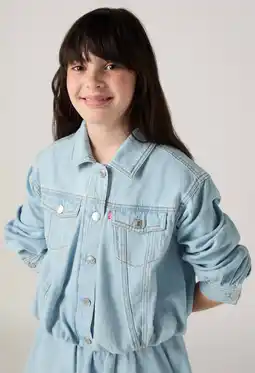 Wehkamp Levi's denim spijkerjas light blue denim aanbieding