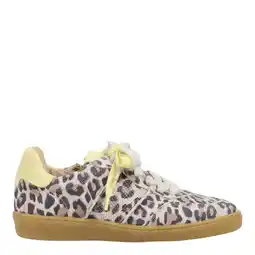 Wehkamp DWRS POONA leren sneakers panterprint/butter aanbieding