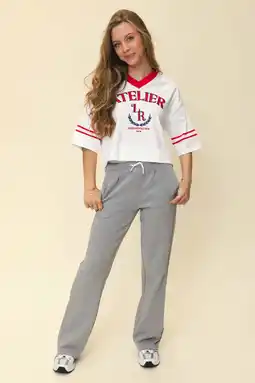 Wehkamp LOOXS 10sixteen sweatpants grijs melange aanbieding