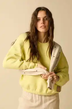 Wehkamp Sissy-Boy katoenen sweater - lichtgeel aanbieding