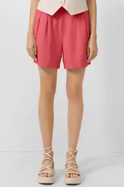 Wehkamp QS regular highwaist broek rood aanbieding