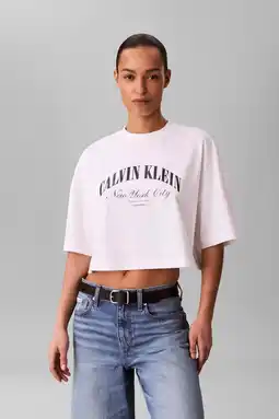 Wehkamp CALVIN KLEIN JEANS T-shirt wit aanbieding
