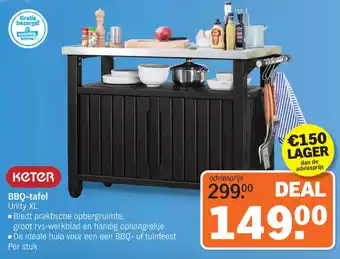 Keter BBQ Tafel