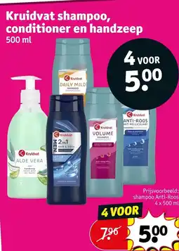 Kruidvat Kruidvat shampoo, conditioner en handzeep aanbieding