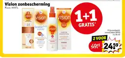 Kruidvat Vision zonbescherming aanbieding