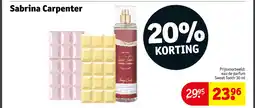 Kruidvat Sabrina Carpenter aanbieding