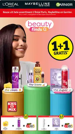 Kruidvat Keuze uit hele assortiment l'oréal paris, maybelline en garnier aanbieding