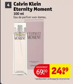 Kruidvat Calvin klein eternity moment aanbieding