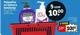 Kruidvat Palmolive en Unicura handzeep aanbieding