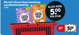 Kruidvat Marcel's green soap handzeep voordeelverpakking aanbieding