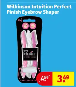 Kruidvat Wilkinson intuition perfect finish eyebrow shaper aanbieding