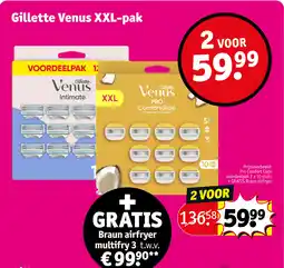 Kruidvat Gillette Venus XXL pak aanbieding