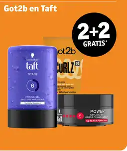 Kruidvat Got2b en Taft aanbieding