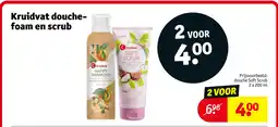 Kruidvat Kruidvat douche foam en scrub aanbieding