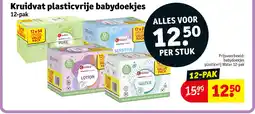 Kruidvat Kruidvat plasticvrije babydoekjes aanbieding