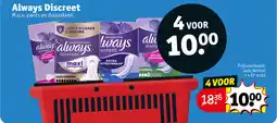 Kruidvat Always discreet aanbieding