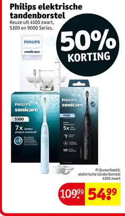 Kruidvat Philips elektrische tandenborstel aanbieding