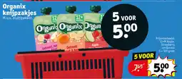 Kruidvat Organix Knijpzakjes aanbieding