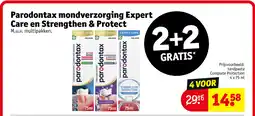Kruidvat Parodontax mondverzorging expert care en strengthen & protect aanbieding