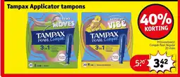 Kruidvat Tampax applicator tampons aanbieding