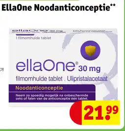 Kruidvat Ellaone noodanticonceptie aanbieding